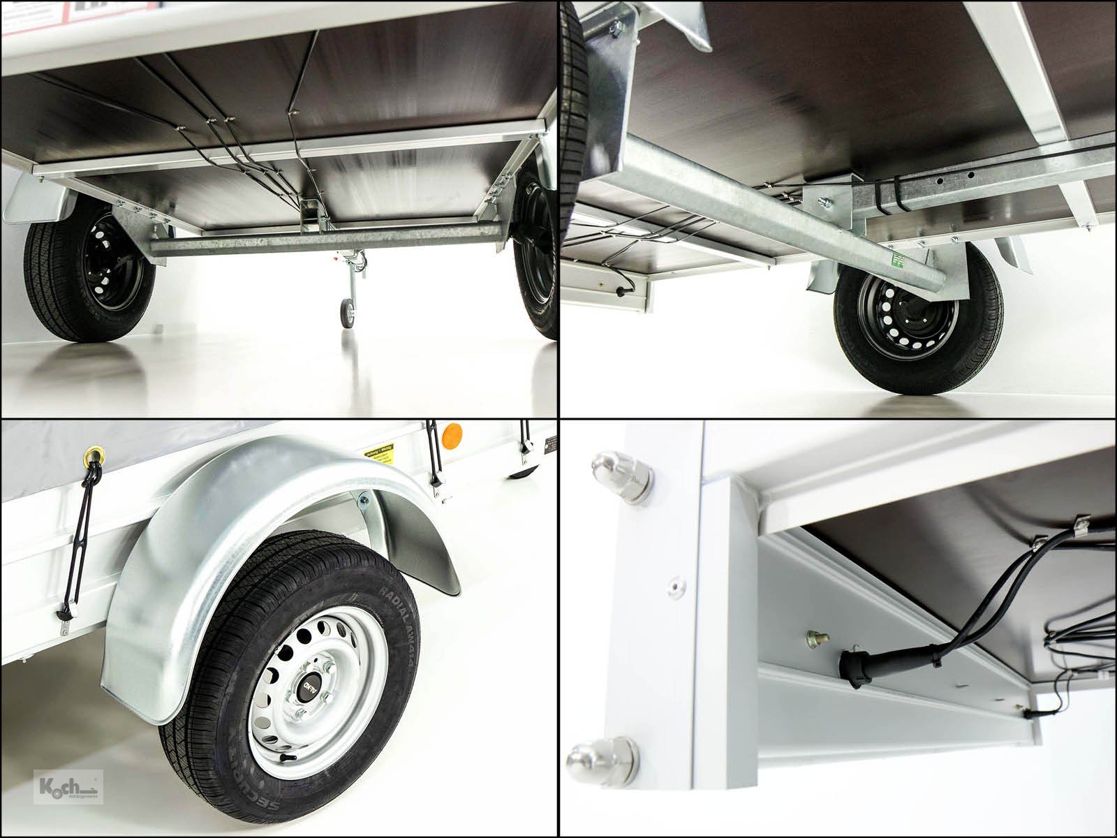 Anhänger des Typs Koch Anhänger mit Plane 125x250cm 750kg|Typ U4|Hochplane 150 cm Hobby|Angebot (Pkw4150Ko), Neumaschine in Winsen (Luhe) (Bild 11)